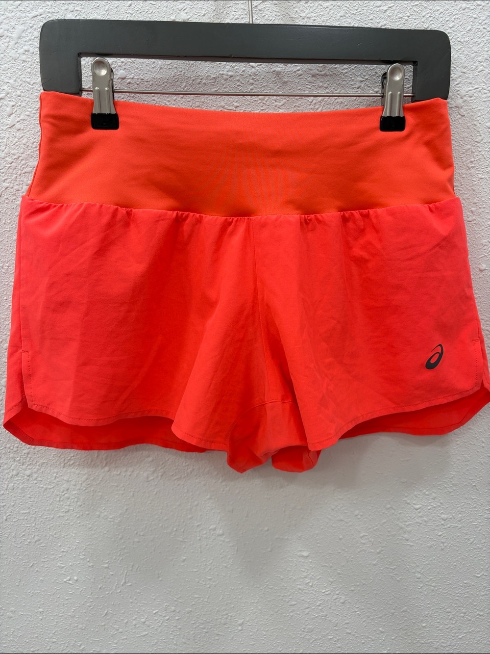 ASICS Neon Orange Athletic Running Shorts